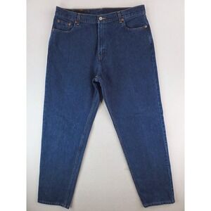 Vintage Levis 560 Jeans Womens 18 Mis L Blue Loose Straight Dark 90s Y2K Baggy